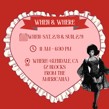 Load image into Gallery viewer, Vintage Valentine's Photoshoot ✨ | Solo or Couples Shoot with Costumes & Backdrops!