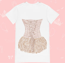 Load image into Gallery viewer, Burlesque T-Shirt Dress | Easy Costume, Fun Loungewear, Unique Gift