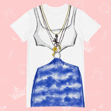 Load image into Gallery viewer, Pretty Lady of the Night T-Shirt Dress | Easy Costume, Fun Loungewear, Unique Gift