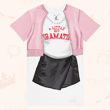 Load image into Gallery viewer, Drama Queen T-Shirt Dress | Easy Costume, Fun Loungewear, Unique Gift