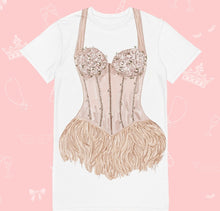 Load image into Gallery viewer, Burlesque T-Shirt Dress | Easy Costume, Fun Loungewear, Unique Gift