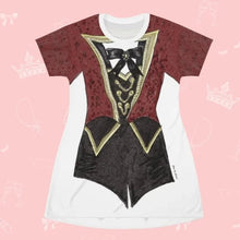 Load image into Gallery viewer, Circus T-Shirt Dress | Easy Costume, Fun Loungewear, Unique Gift
