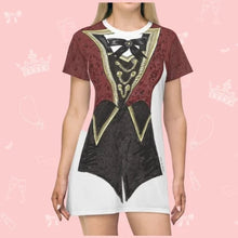 Load image into Gallery viewer, Circus T-Shirt Dress | Easy Costume, Fun Loungewear, Unique Gift