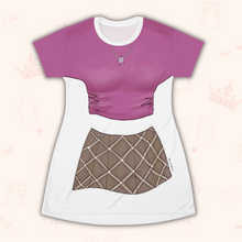 Load image into Gallery viewer, Toaster Strudel T-Shirt Dress | Easy Costume, Fun Loungewear, Unique Gift