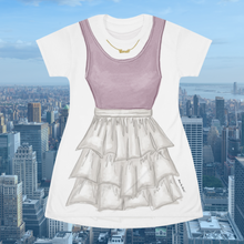 Load image into Gallery viewer, New York T-Shirt Dress | Easy Costume, Fun Loungewear, Unique Gift