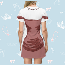 Load image into Gallery viewer, Pretty Lady in Red T-Shirt Dress | Easy Costume, Fun Loungewear, Unique Gift