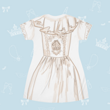 Load image into Gallery viewer, Princess Diana Inspired Wedding T-Shirt Dress