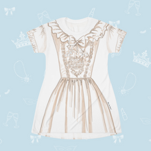 Load image into Gallery viewer, Princess Diana Inspired Wedding T-Shirt Dress