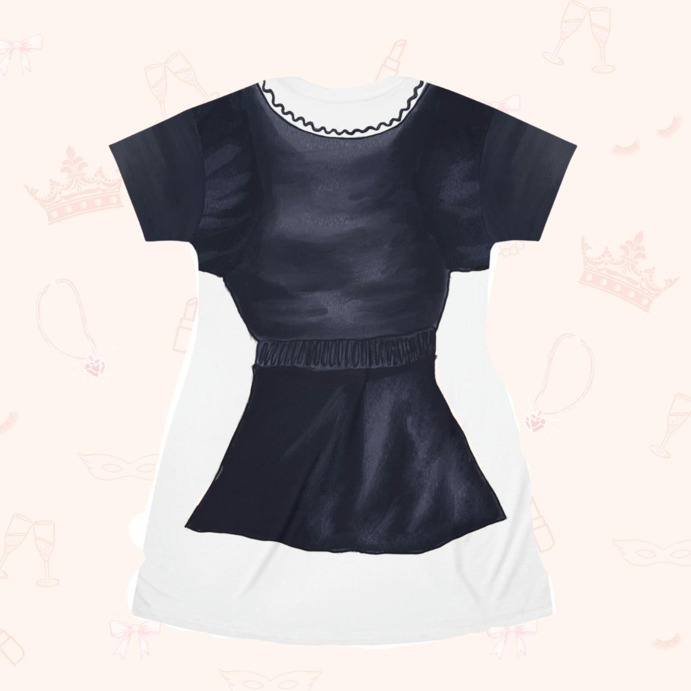 costume t shirt dress Black Woman Magic T-shirt Dress Small