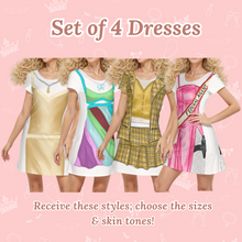 Load image into Gallery viewer, Bachelorette Party Pack – Themed T-Shirt Dresses for Girls’ Trips &amp; Bridal Parties
