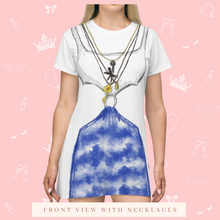 Load image into Gallery viewer, Pretty Lady of the Night T-Shirt Dress
