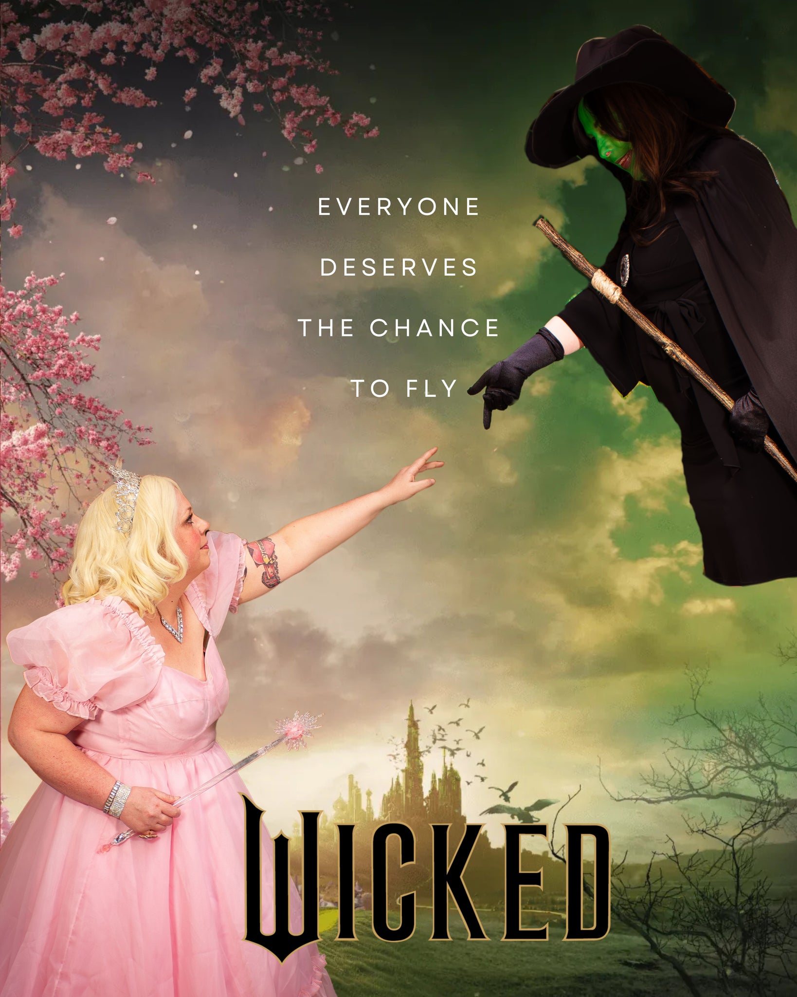 Be Wicked: Glinda & Elphaba Inspired Photoshoot | Glendale, CA Dress Up Studio Be Wicked: Glinda & Elphaba Inspired Photoshoot | Glendale, CA Dress Up Studio