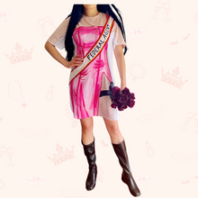 Load image into Gallery viewer, Miss Congeniality T-Shirt Dress | Easy Costume, Fun Loungewear, Unique Gift

