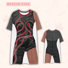 Load image into Gallery viewer, Ready or Not T-Shirt Dress | Easy Costume, Fun Loungewear, Unique Gift
