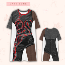 Load image into Gallery viewer, Ready or Not T-Shirt Dress | Easy Costume, Fun Loungewear, Unique Gift
