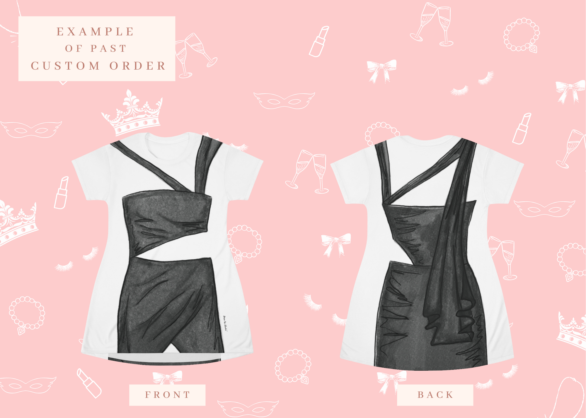 Design Your Own Costume: Custom Famous Dress XS