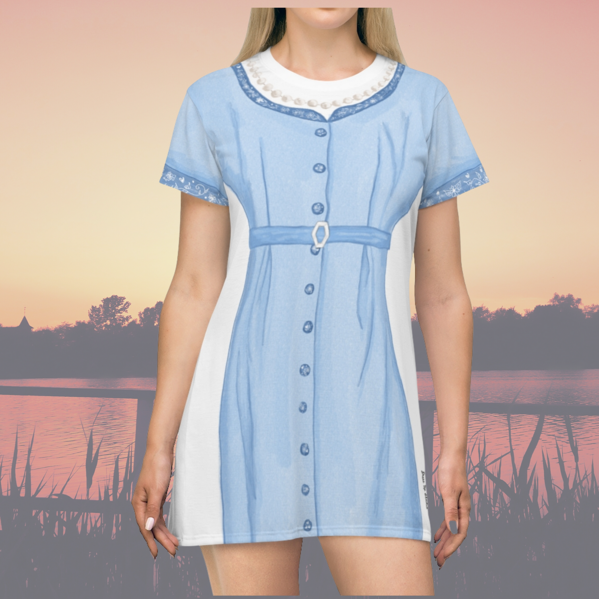 The Notebook Inspired T-Shirt Dress | Easy Costume, Fun Loungewear, Unique Gift S / Long & a little loose The Notebook Inspired T-Shirt Dress | Easy Costume, Fun Loungewear, Unique Gift S / Long & a little loose
